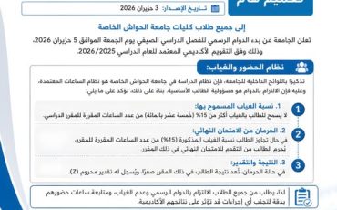 دوام وغياب الفصل الصيفي
